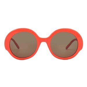 New Authentic Loewe Brown Oval Ladies Sunglasses LW40135I 42E 52 LW40135I 42E 52